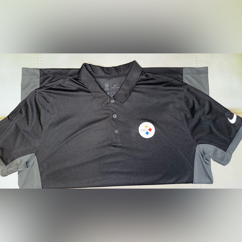 Nike NFL Pittsburgh Steelers Dri-FIT Sideline Polo - Men’s XXL